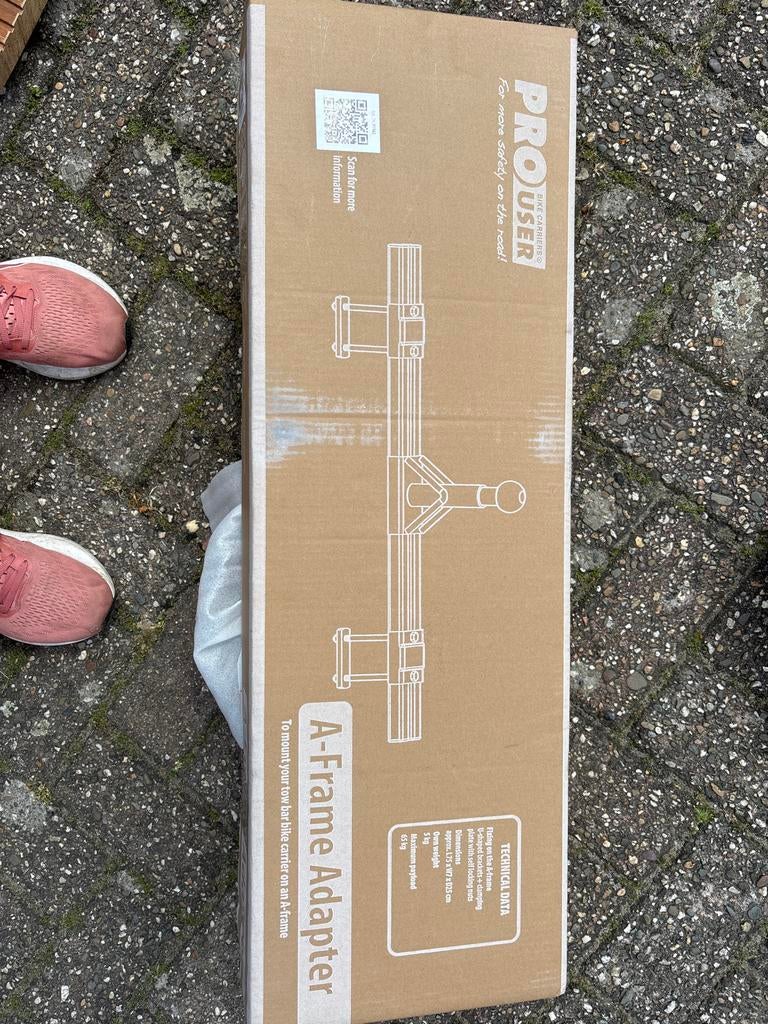 Pro User A-frame adapter voor caravan of vouwwagen, Caravans en Kamperen, Ophalen, Nieuw