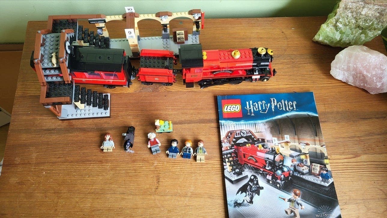 LEGO Harry Potter Zweinstein Express 75955 met Perron 9 3/4, Lego, Harry Potter, Ophalen of Verzenden, Complete set