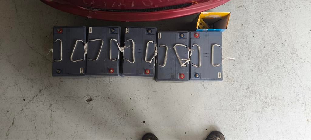 Chilwee 12V 80Ah VRLA GEL Accu voor Elektrisch Voertuig, Auto-onderdelen, Accu's en Toebehoren, Ophalen, Gebruikt, Universele onderdelen