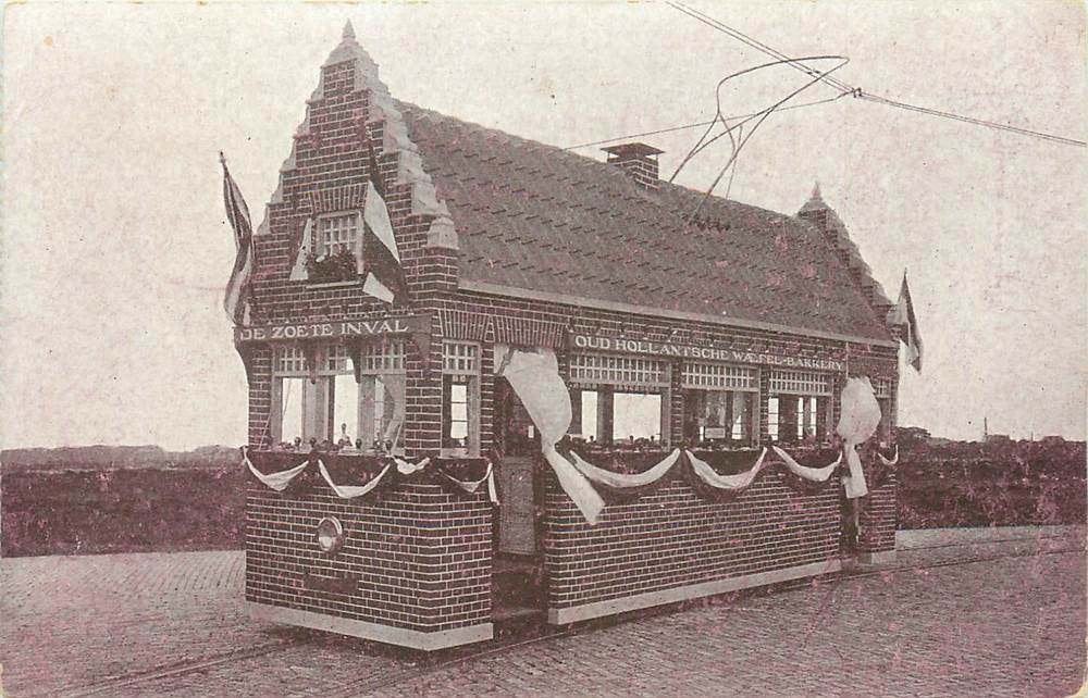 304-057-035 Scheveningen De Oud-Hollandsche Wafelkraam, Verzenden, Voor 1920, Zuid-Holland