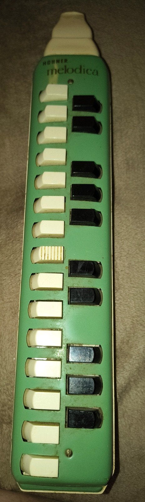 Vintage Hohner Melodica - Groen, Ophalen of Verzenden, Gebruikt