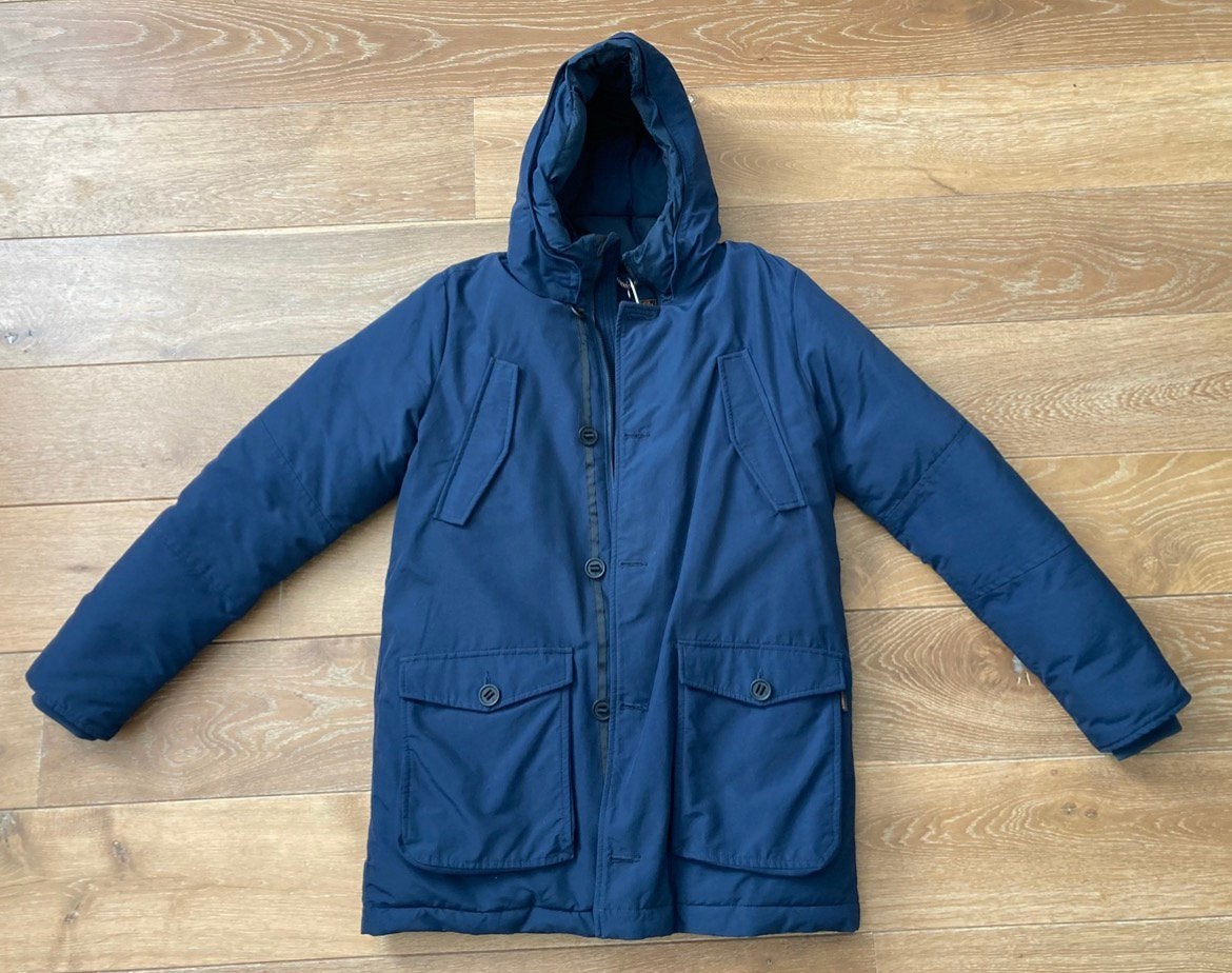 Winterjas blauw mt.S (nieuw), Ophalen of Verzenden, Zo goed als nieuw, Blauw