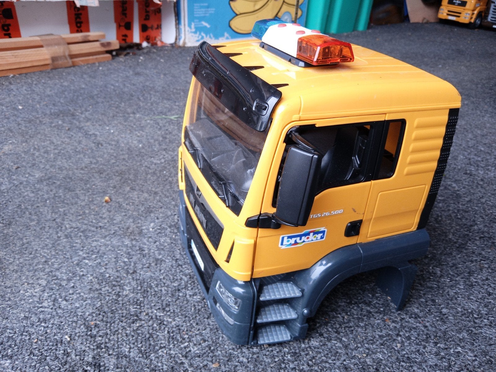 Bruder MAN cabine voor Wedico/Robbe/Scaleart chassis, Nieuw, Ophalen, Elektro, Schaal 1:16