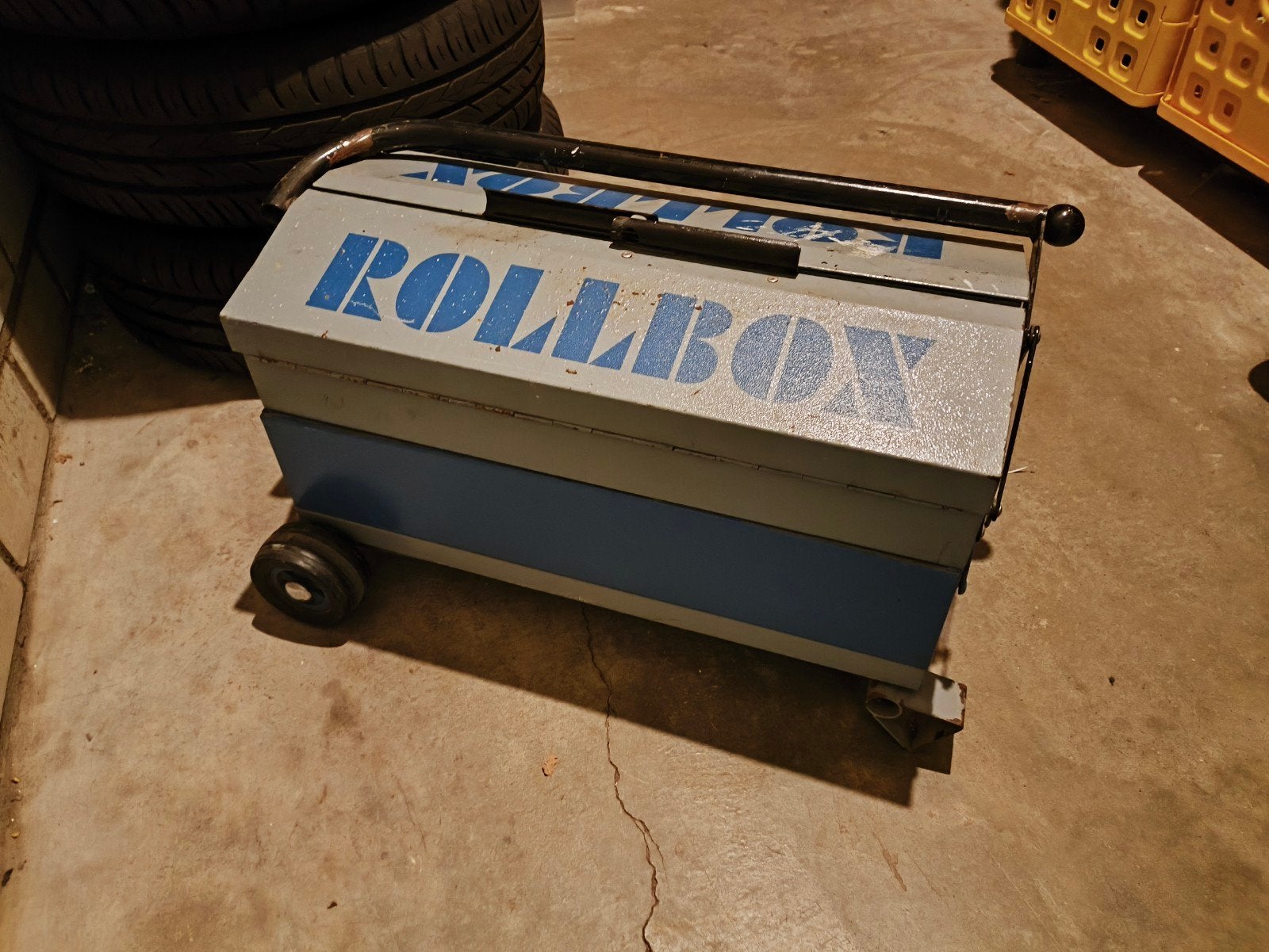 Rollbox stalen gereedschapskist op wielen, Ophalen, Gebruikt