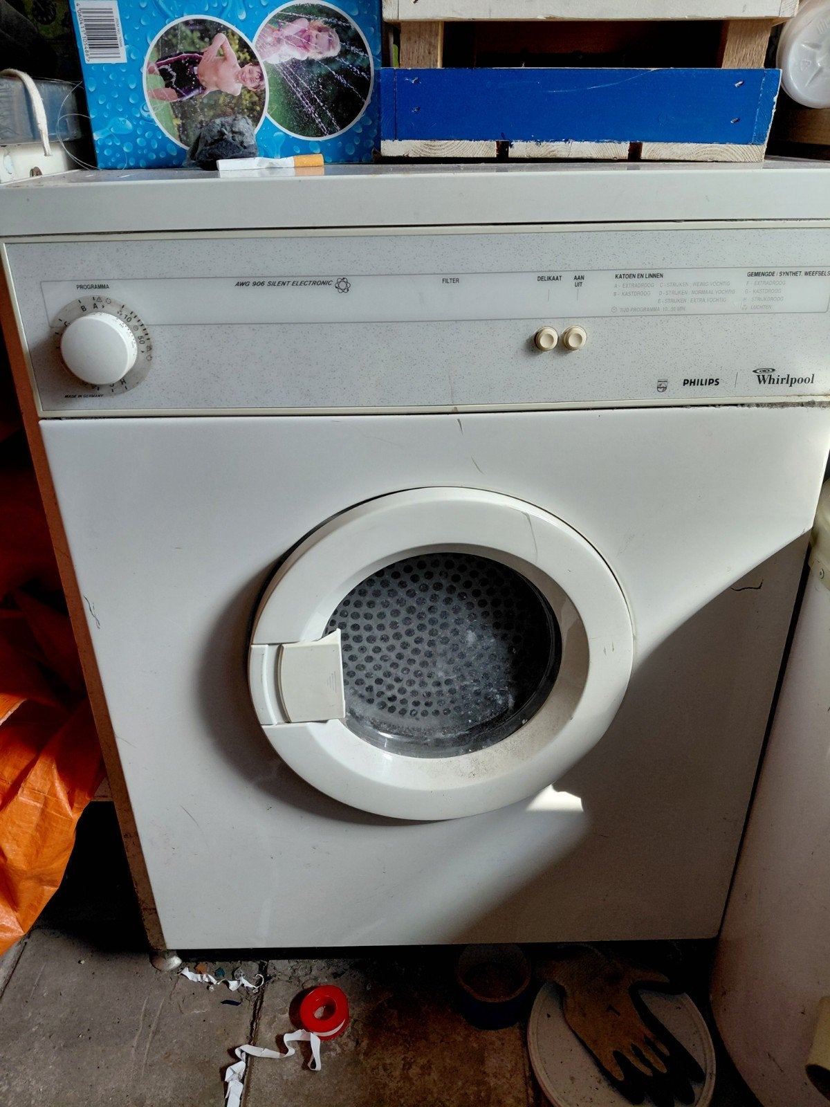 Philips Whirlpool Luchtafvoerdroger - Werkt perfect!, Ophalen