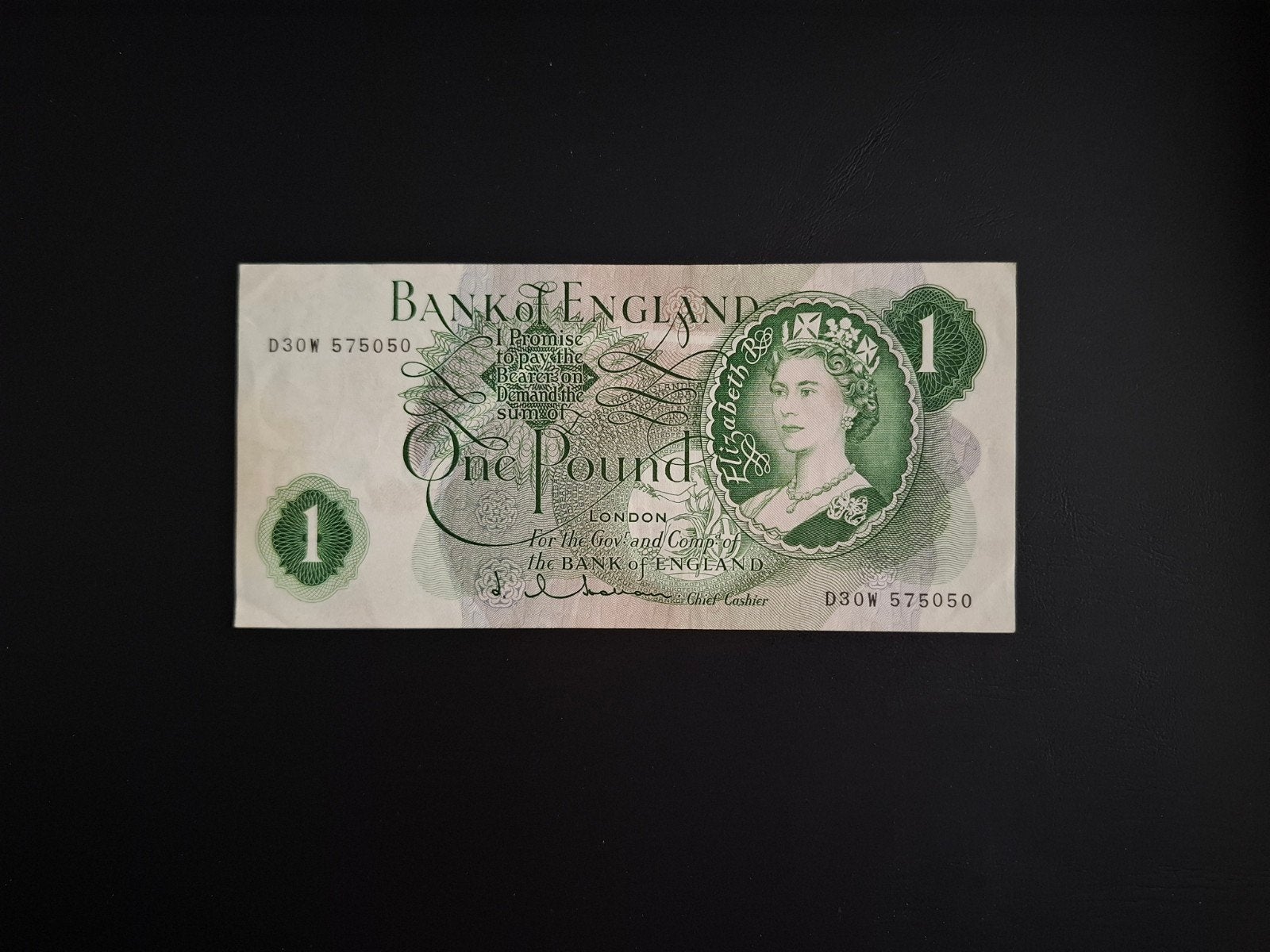 1 pond Groot Brittannië #018, Ophalen of Verzenden, Overige landen, Los biljet