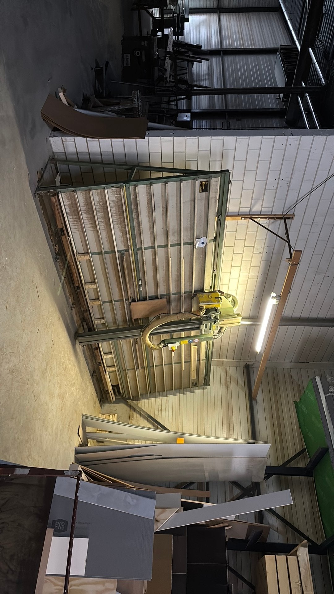Harwi verticale platenzaag / wandzaag te koop, Doe-het-zelf en Verbouw, Ophalen, Gebruikt, 1200 watt of meer, Overige typen