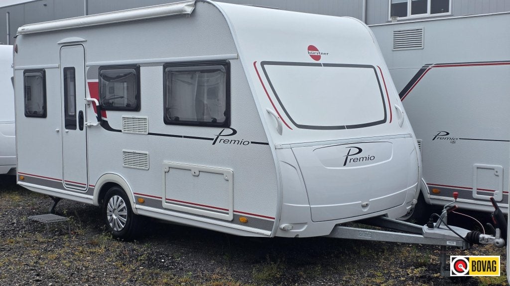 Bürstner Premio 435 TS, Caravans en Kamperen, Caravans, Standaardzit, Schokbreker, Bedrijf, Tot en met 3