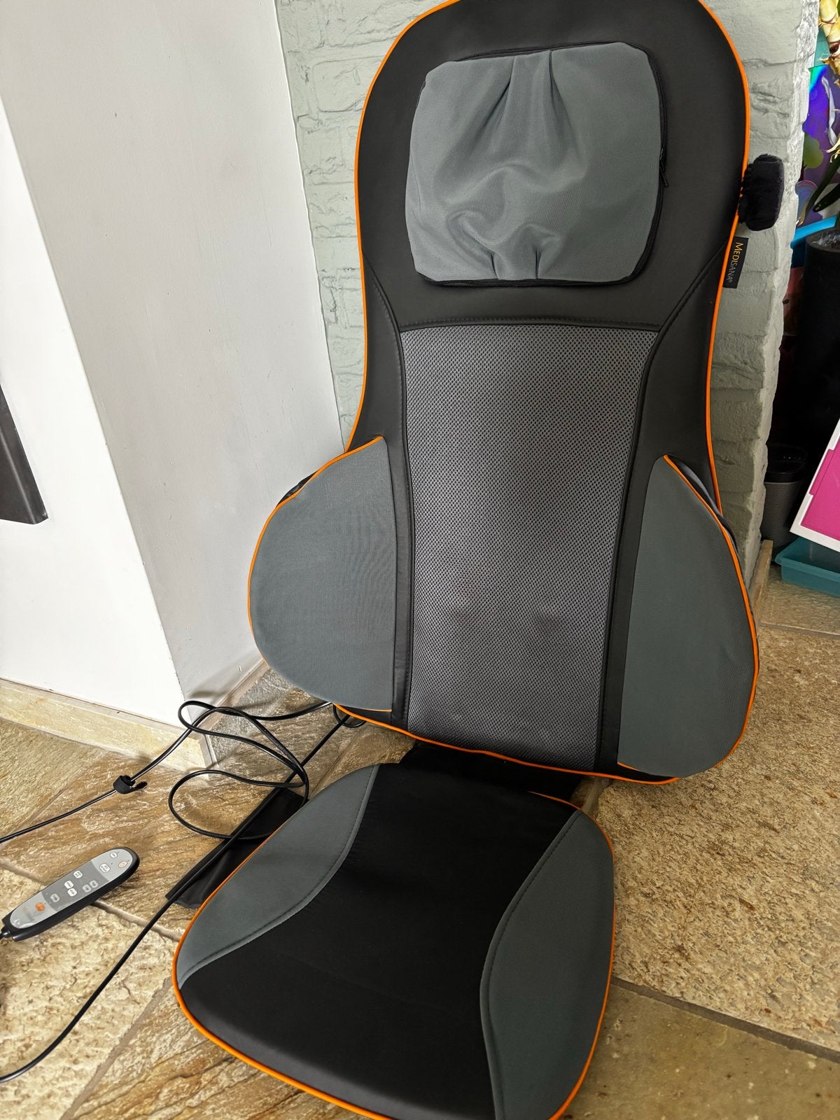 Medisana MC 825 Shiatsu Massagestoel met Warmtefunctie, Ophalen, Zo goed als nieuw, Massagestoel of Kussen
