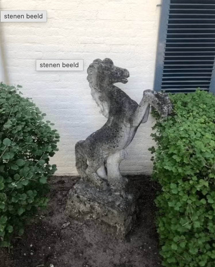 beeld, Antiek en Kunst, Ophalen of Verzenden, Zoogdier, 1 meter - 2 meter, Beeld