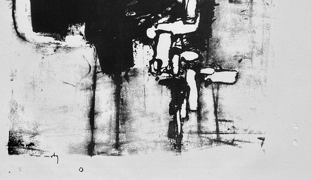 Zeefdruk Wim Motz   ZOMEROPRUIMING, Gesigneerd, Ophalen of Verzenden, Zeefdruk