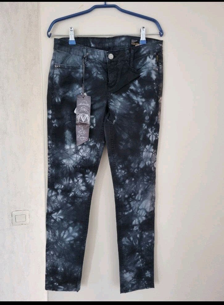 Nieuwe dames luxe spijkerbroek, Meltin Pot, Zwart, Overige jeansmaten, Nieuw