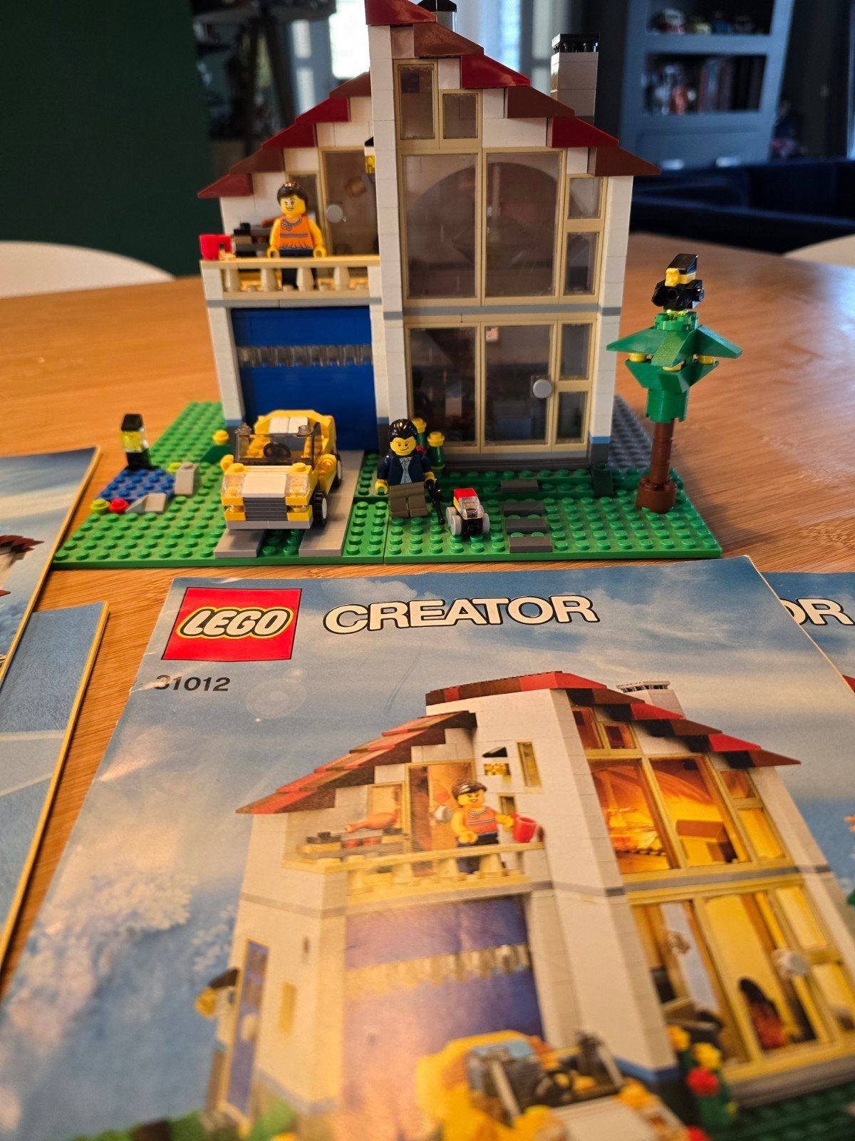 LEGO Creator 31012 Familiehuis - Mist 1 dakpan, Gebruikt, Lego, Ophalen of Verzenden, Inclusief instructies