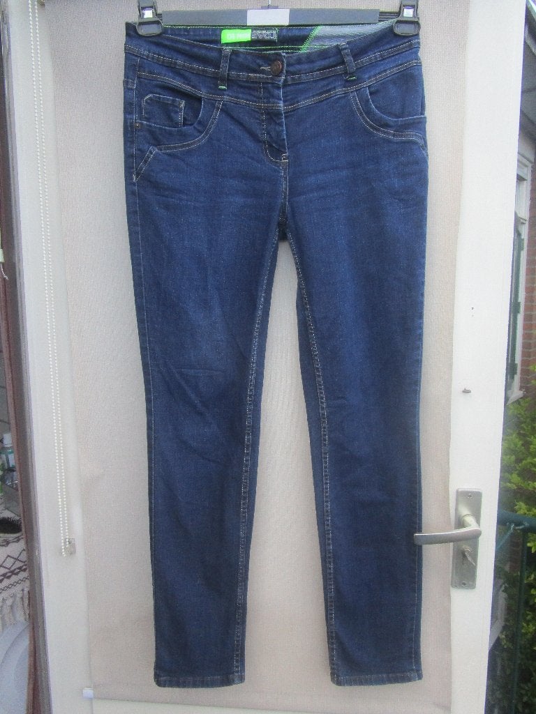 Spijkerbroek CECIL mt 42  donkerblauw, Nieuw, W33 - W36 (confectie 42/44), Cecil, Verzenden