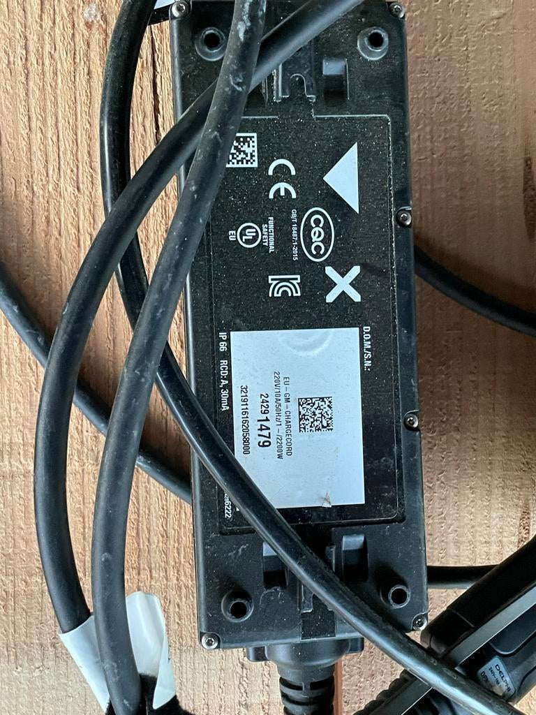 Draagbare EV Laadkabel 220V/10A/50HZ/1-fase, Auto diversen, Laadpalen, Ophalen, Gebruikt, Laadkabel