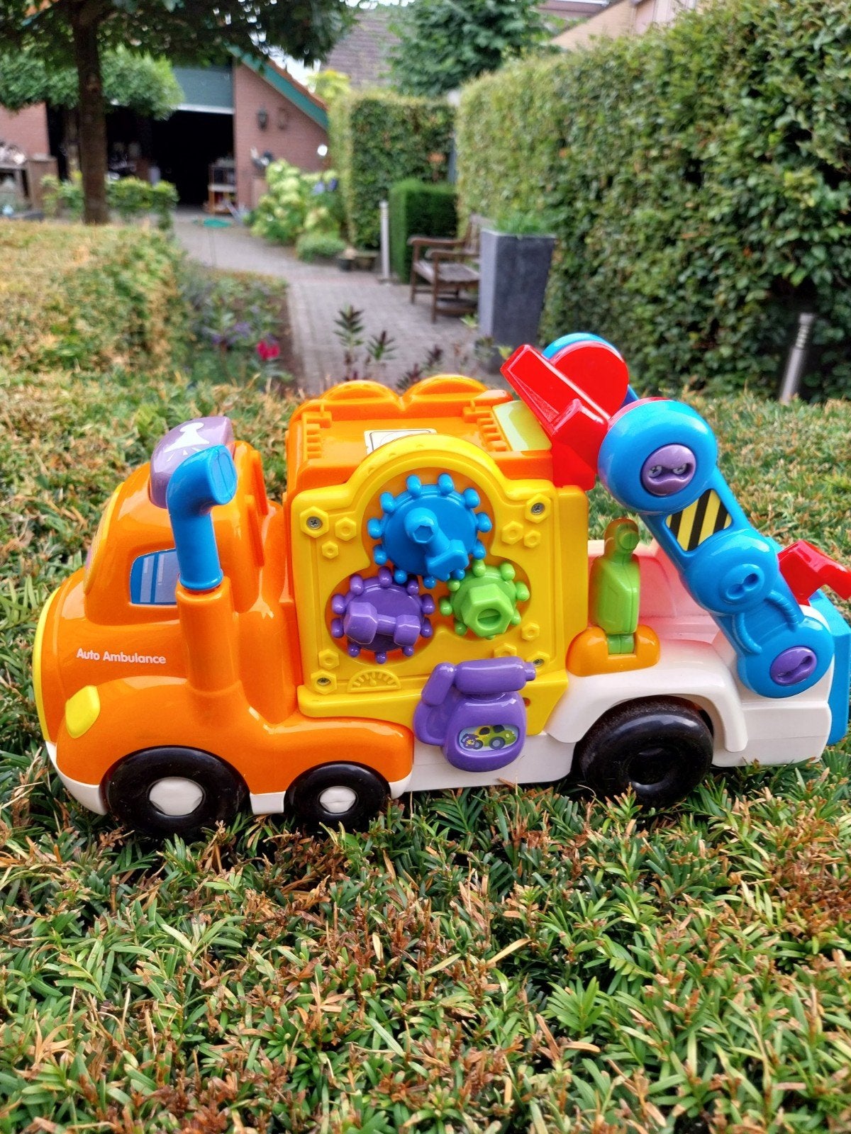 VTECH AUTO AMBULANCE ZGAN, Ophalen of Verzenden, Zo goed als nieuw, 6 maanden tot 2 jaar
