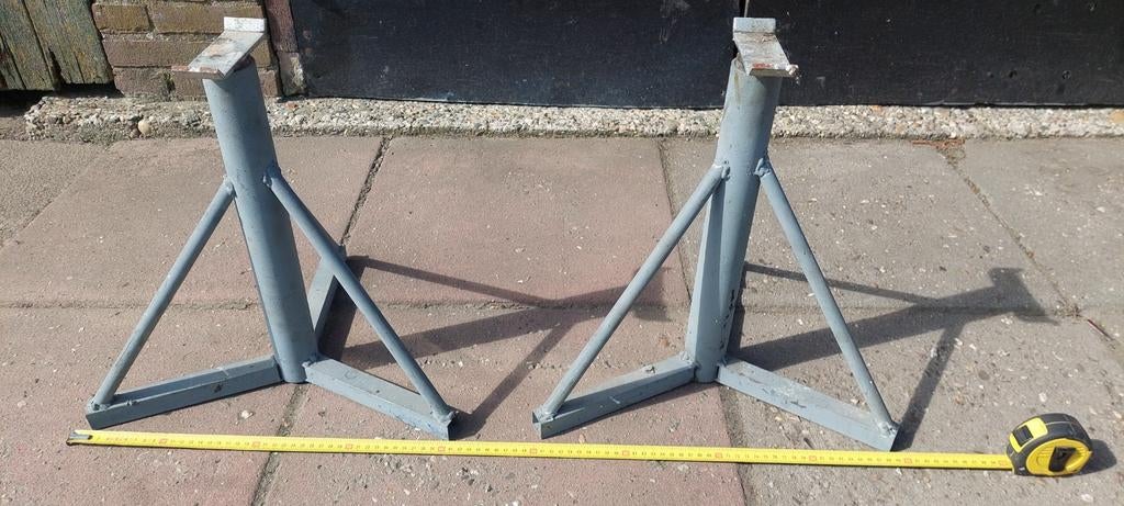 Vaste assteun set van 2 stuks 40 cm hoog 40 cm breed, Auto diversen, Autogereedschap, Ophalen, Gebruikt