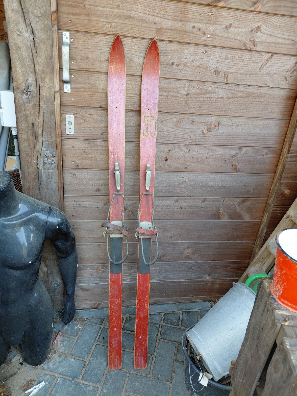 Vintage ski's, Sport en Fitness, Skiën en Langlaufen, 140 tot 160 cm, Gebruikt, Ski's, Ophalen