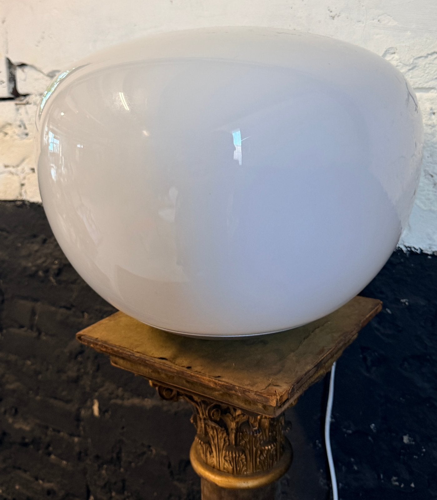 Vintage Ikea Jonisk lamp designklassieker Öjerstam 2002, Kunststof, Gebruikt, Wit, Ophalen of Verzenden