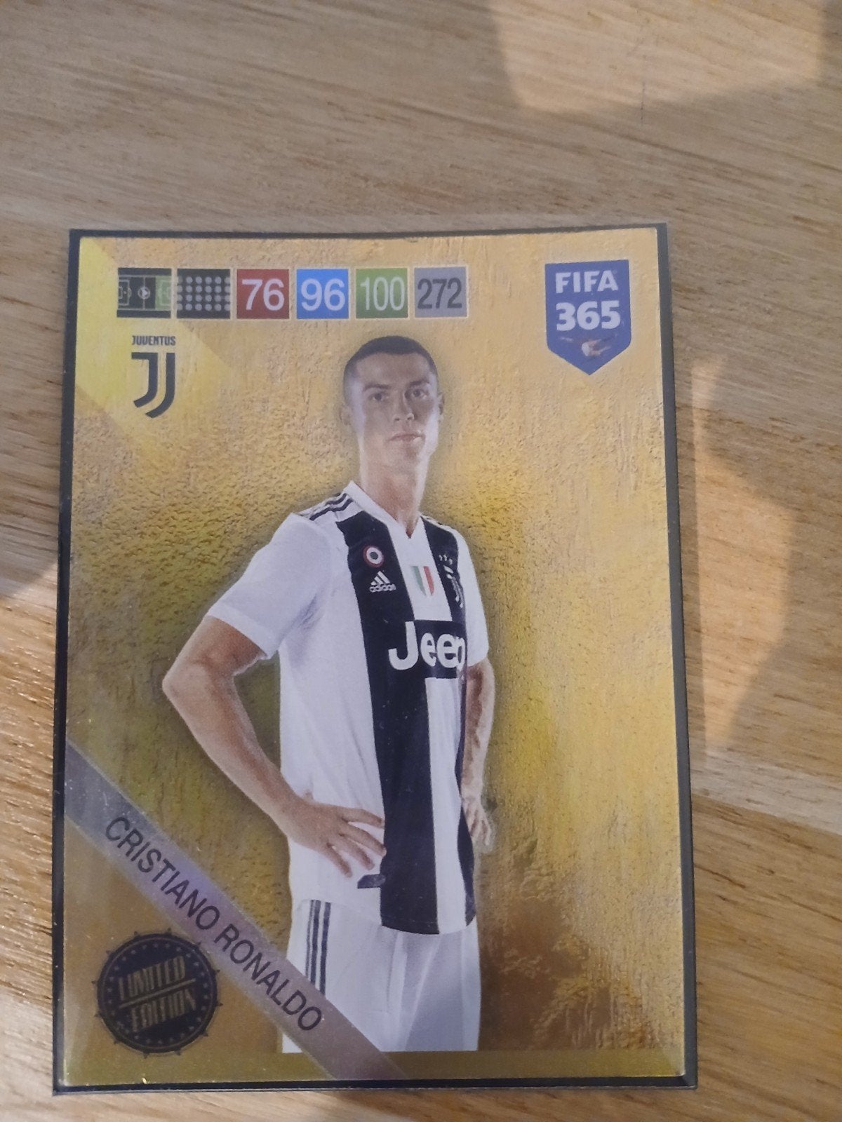Cristiano Ronaldo Limited Edition Kaart 2019/2020, Ophalen of Verzenden, Zo goed als nieuw, Buitenlandse clubs, Spelerskaart