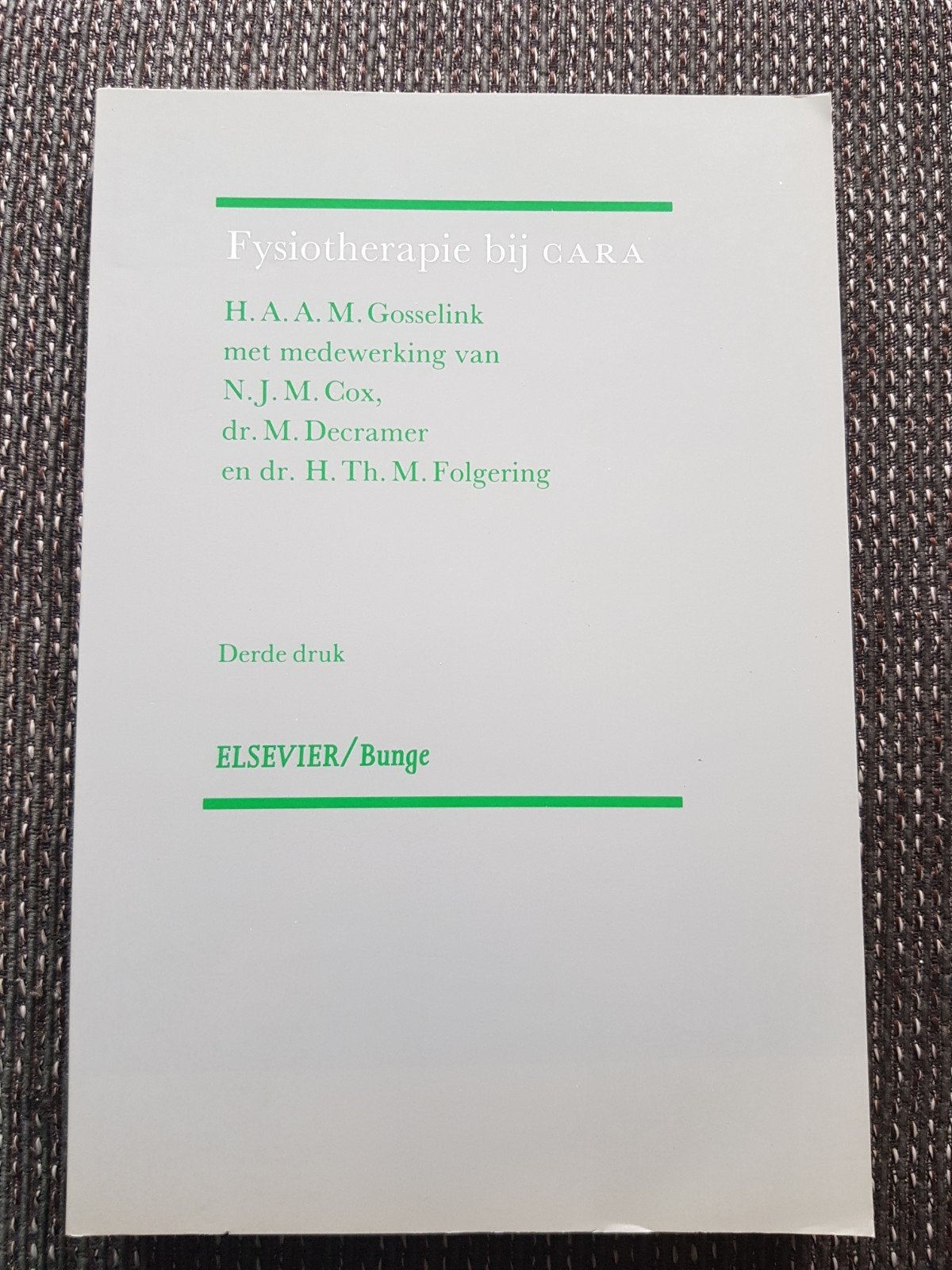 Fysiotherapie bij cara nieuw exemplaar, Ophalen of Verzenden, Nieuw