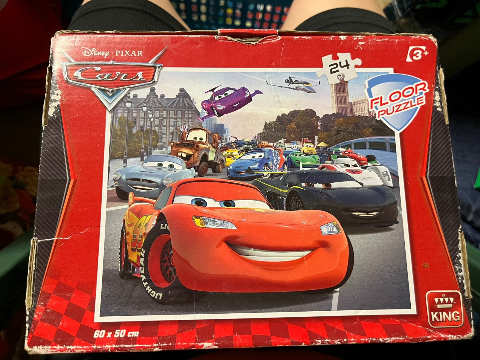 Cars puzzel. 24 stukken, Ophalen, 10 tot 50 stukjes, Gebruikt, 2 tot 4 jaar