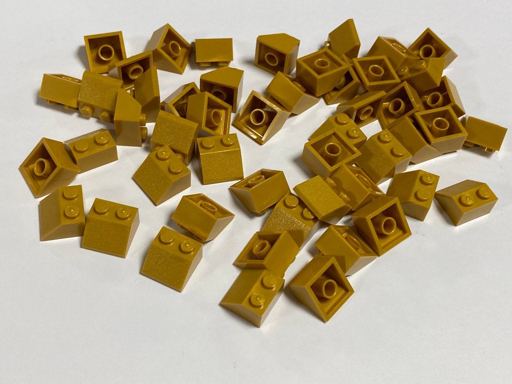 Partij 50x nieuwe 2x2 Lego dakpannen in diverse kleuren, Overige thema's, Lego, Nieuw, Ophalen of Verzenden