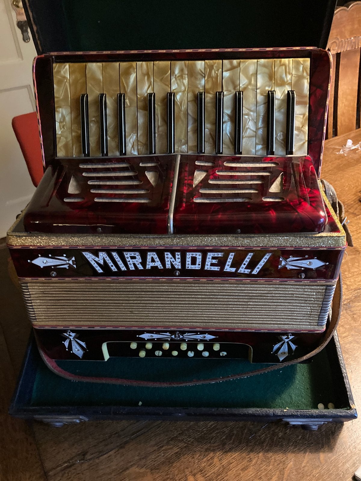 Mirandelli accordion kinder, Muziek en Instrumenten, Gebruikt, Met koffer, Ophalen of Verzenden, Hohner