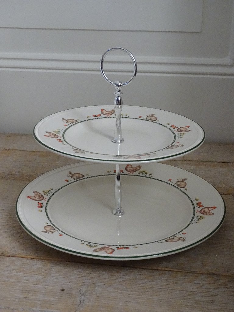Etagère, Wedgwood, Windsor SPRINGTIME, als nieuw