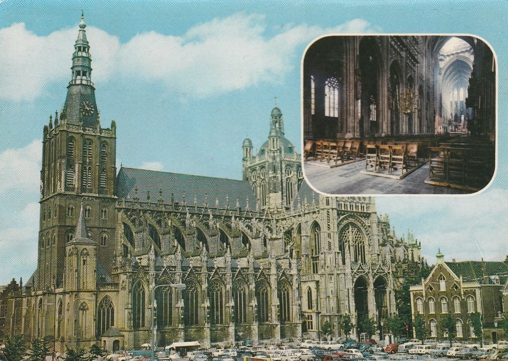 DEN BOSCH St. Jan Kerk, Verzamelen, Verzenden, 1960 tot 1980, Gelopen, Noord-Brabant