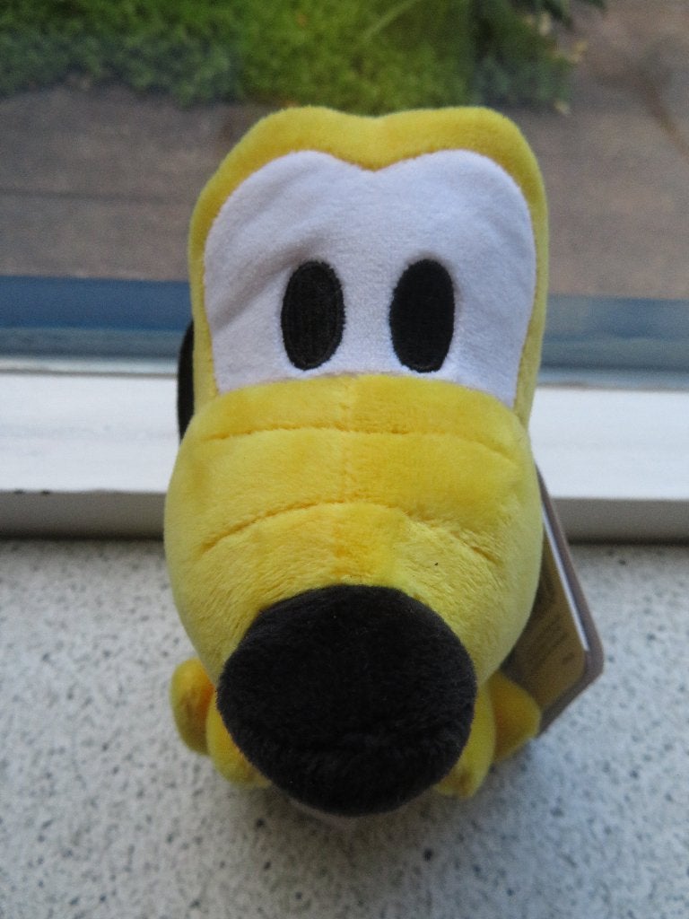 Disney Hond  Pluto meet ca 18 cm zacht velours, Disney, Geel, Nieuw, Wasbaar