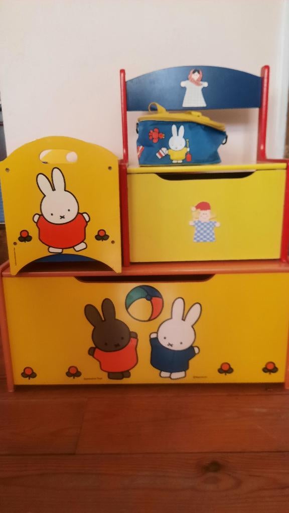 Nijntje bak, speelgoedkist, koeltasje en ander speelgoedbank, Ophalen, Zo goed als nieuw