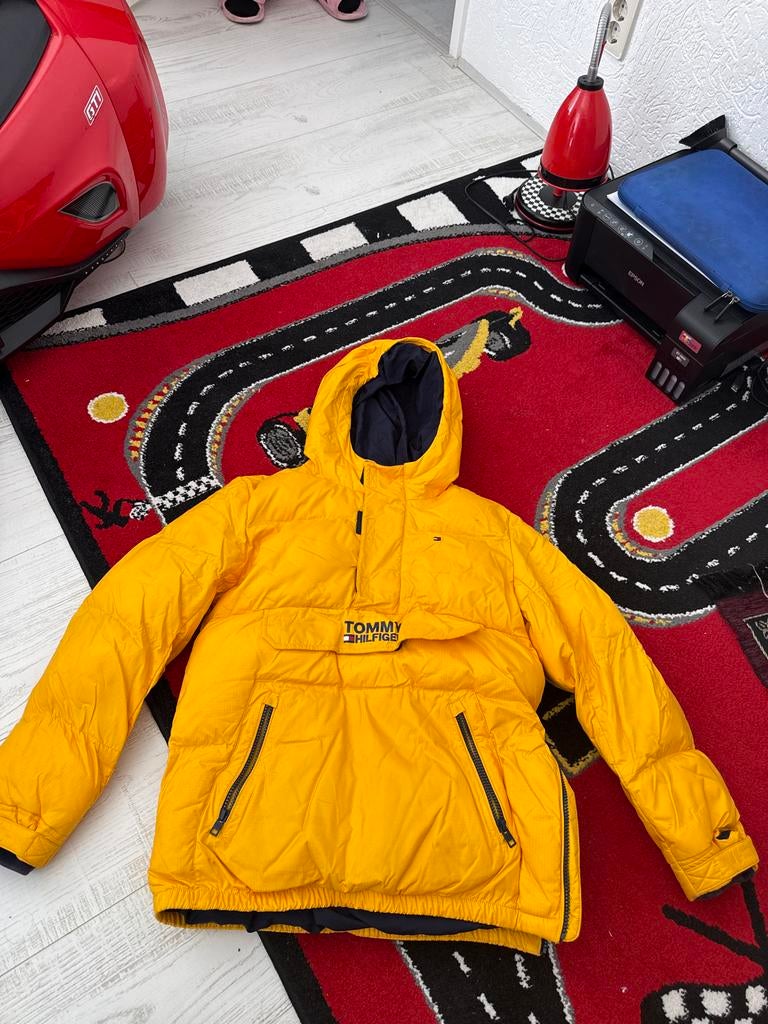 Tommy Hilfiger Geel Pufferjack - Zo Goed als Nieuw, Ophalen of Verzenden, Zo goed als nieuw, Maat 34 (XS) of kleiner, Geel