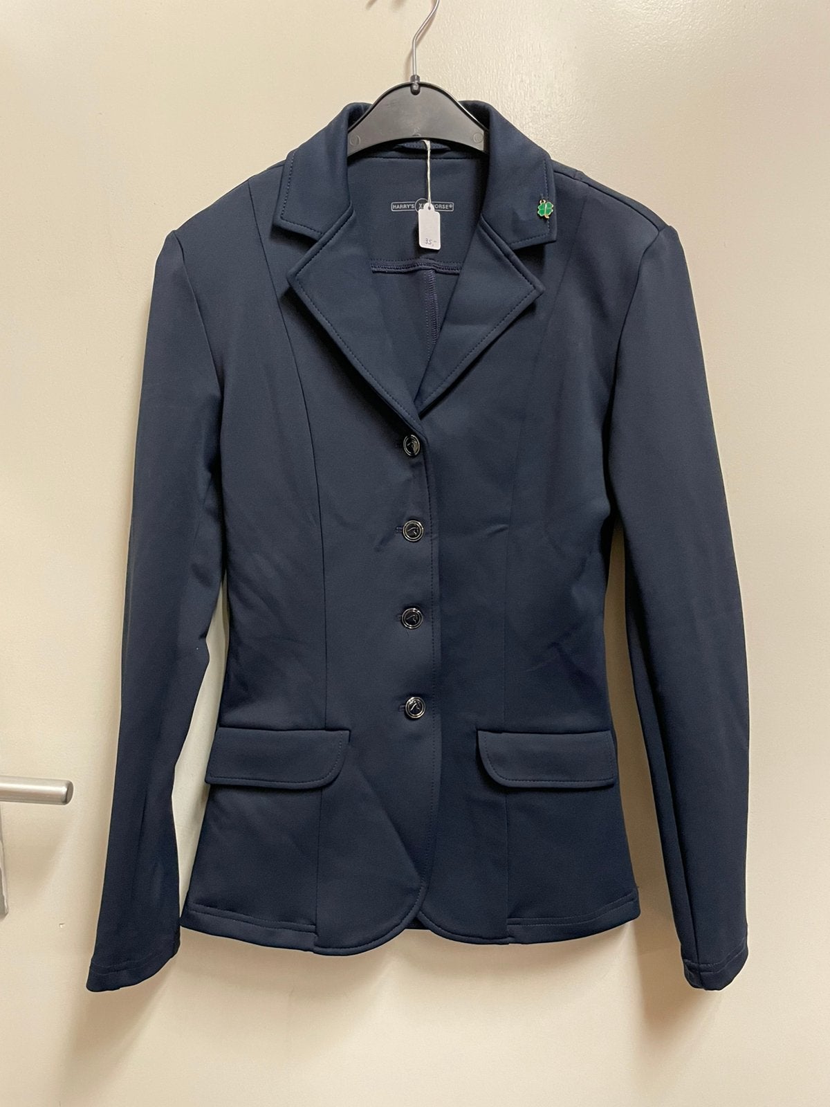 Harry’s horse wedstrijdjasje XS navy nieuw, Dieren en Toebehoren, Paardrijkleding, Ophalen of Verzenden, Nieuw, Dressuur, Bovenkleding