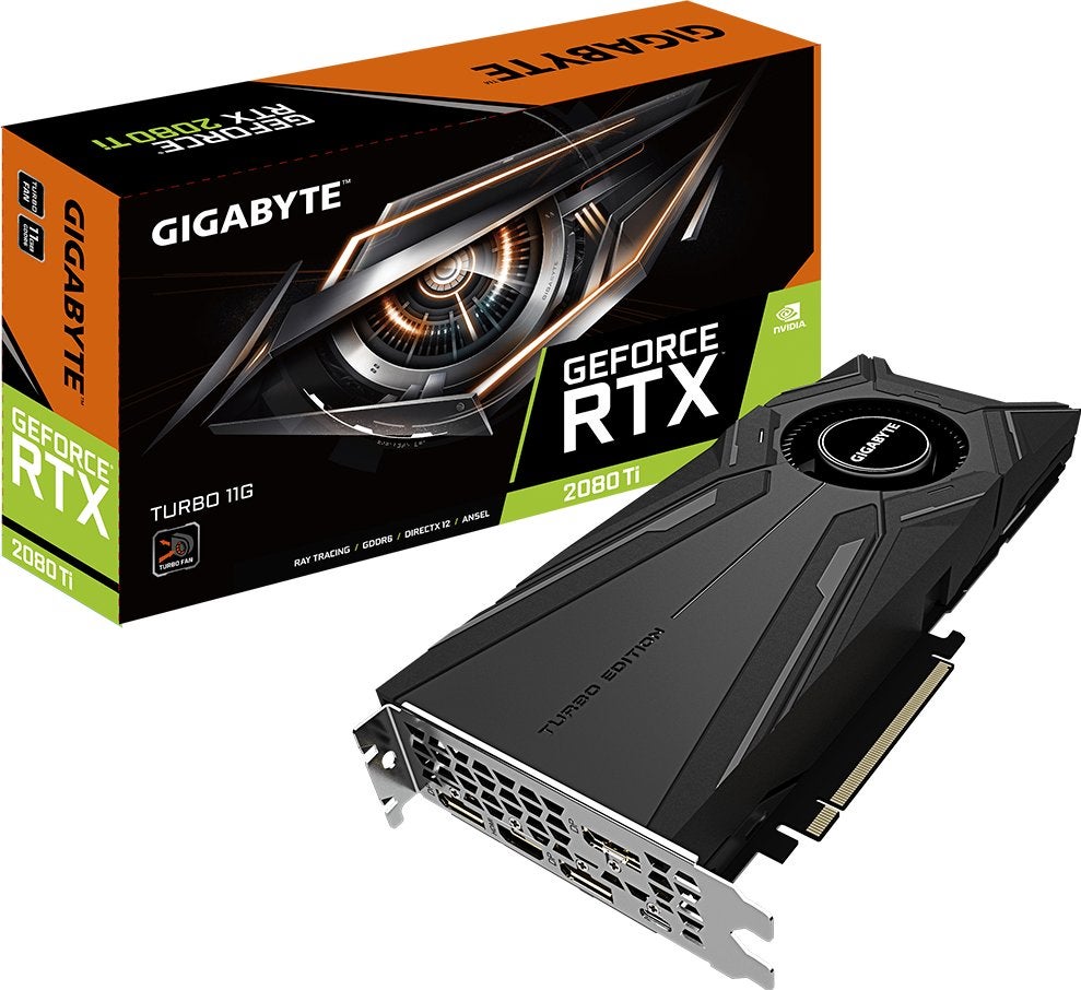 Gigabyte GeForce RTX 2080 Ti Turbo 11G Grafische Kaart, PCI-Express 3, GDDR6, Ophalen of Verzenden, Zo goed als nieuw