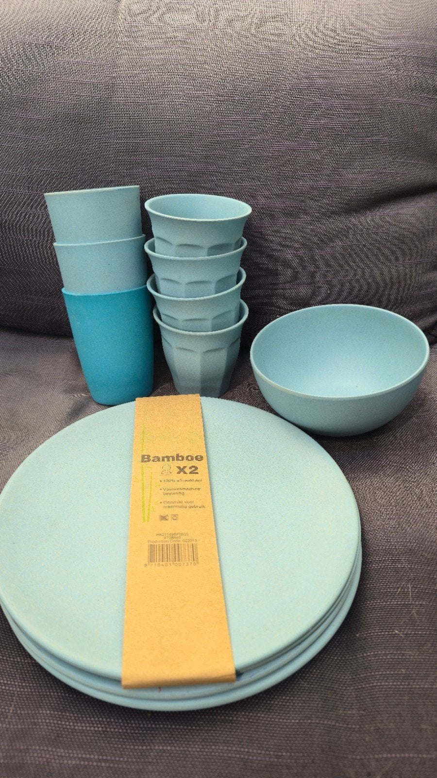 Nieuw Bamboe Servies - Duurzaam en Vaatwasmachinebestendig, Ophalen of Verzenden, Nieuw, Overige materialen, Overige stijlen