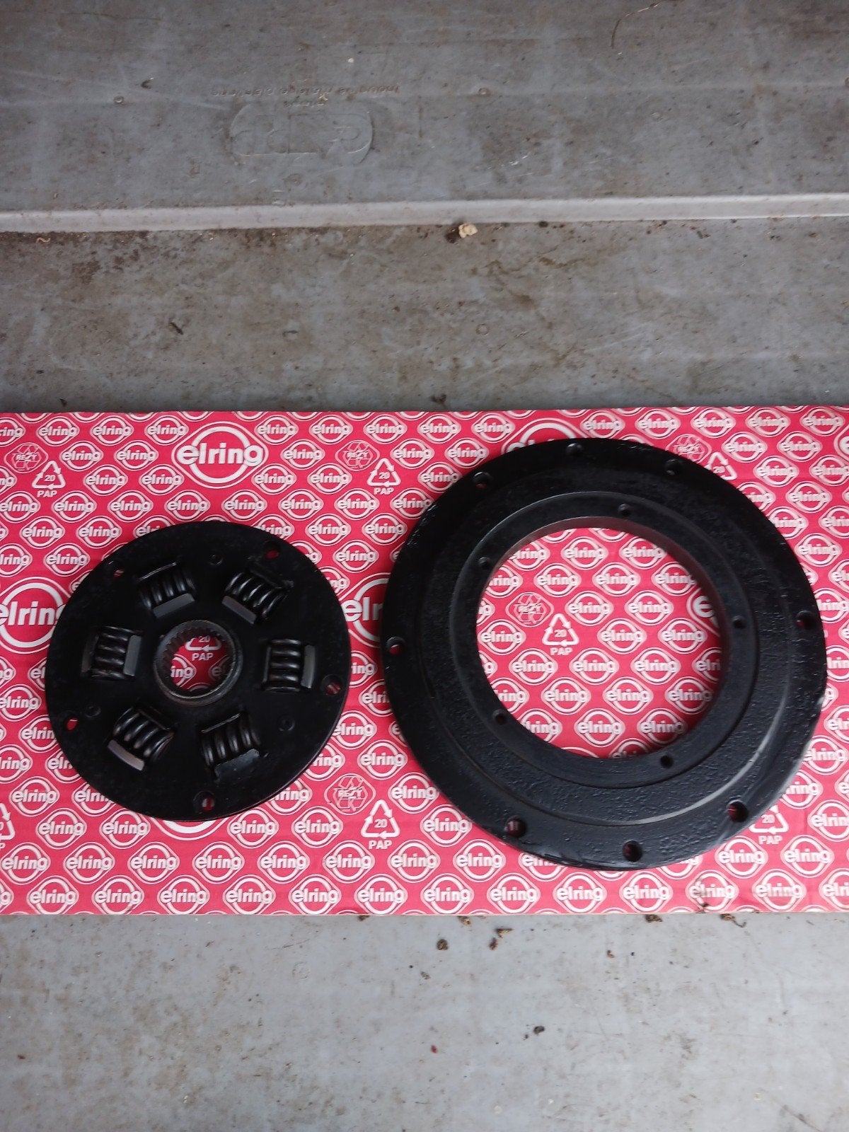 Demperplaat en verzwaring diameter 235, Ophalen, Gebruikt, Motor en Techniek, Motorboot