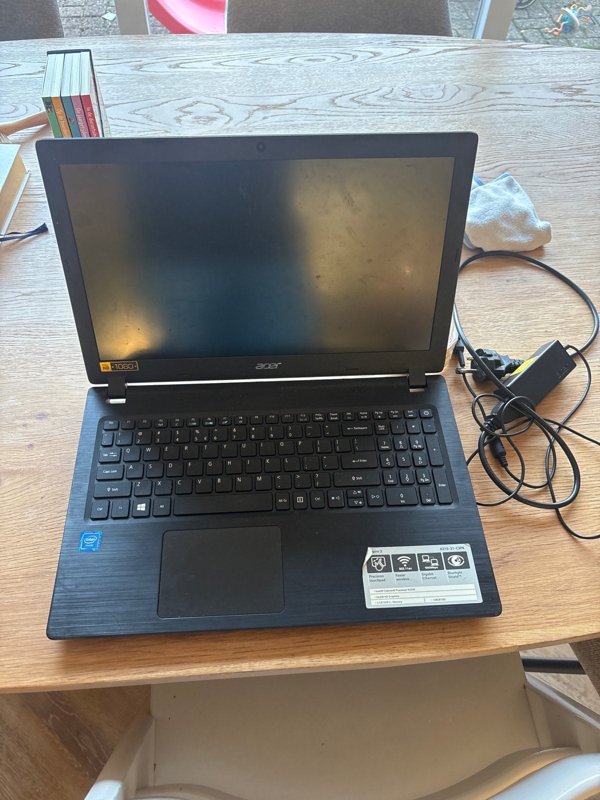 Acer Aspire 3 A315-31-C3PK Laptop - Intel Celeron N3350, Computers en Software, Ophalen, Gebruikt, Minder dan 2 Ghz, SSD