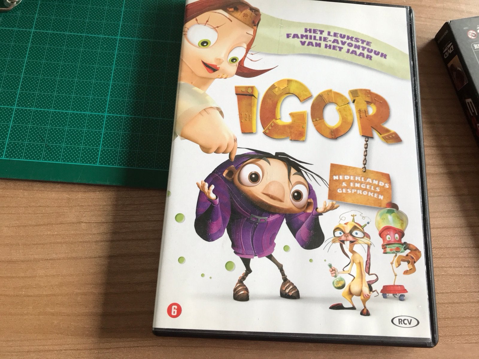 Igor DVD - Krasvrij - Nederlands & Engels gesproken (9), Avontuur, Gebruikt, Ophalen of Verzenden, Vanaf 6 jaar
