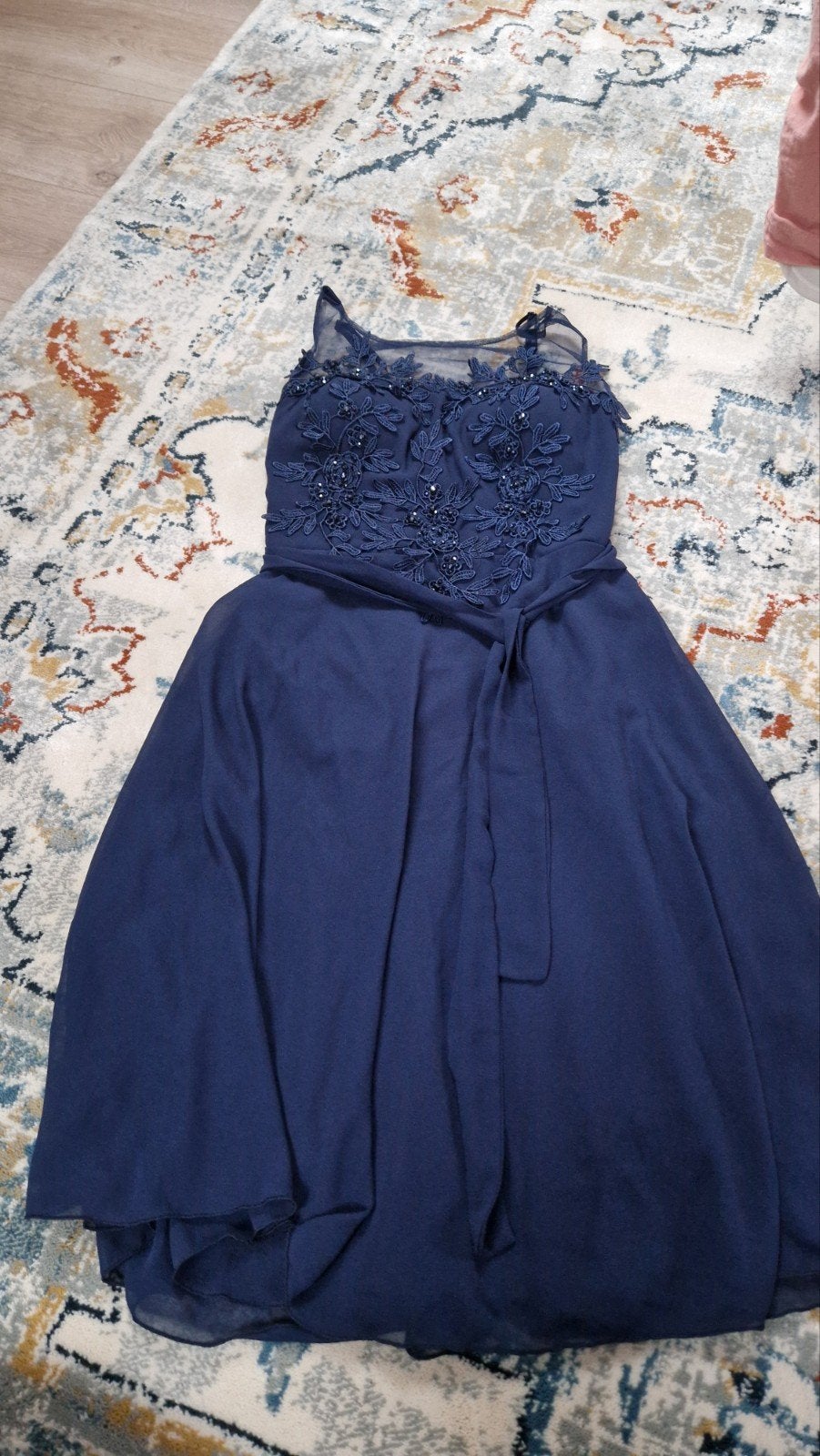 Jurk, Overige typen, Blauw, Ophalen of Verzenden, Zo goed als nieuw
