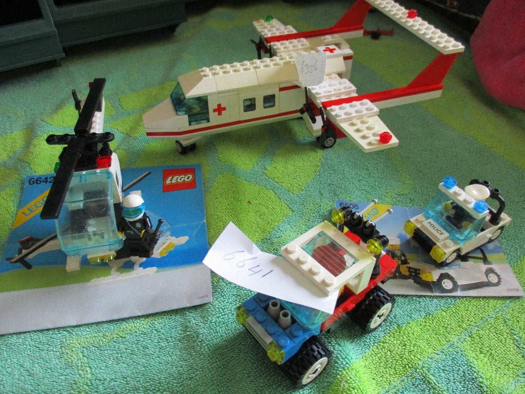 lego setje s 6356-6506-6641-6642, Ophalen of Verzenden, Gebruikt, Complete set, Lego