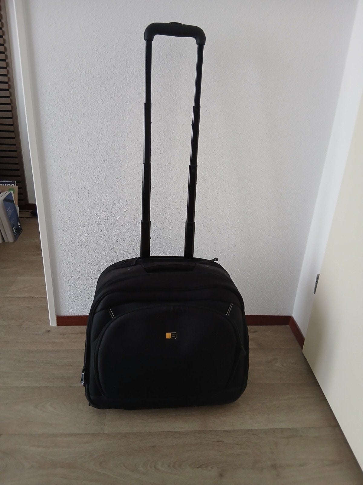 Zwarte laptoptrolley - Case Logic, Ophalen, Case Logic, Gevoerd laptopvak, Trolleytas