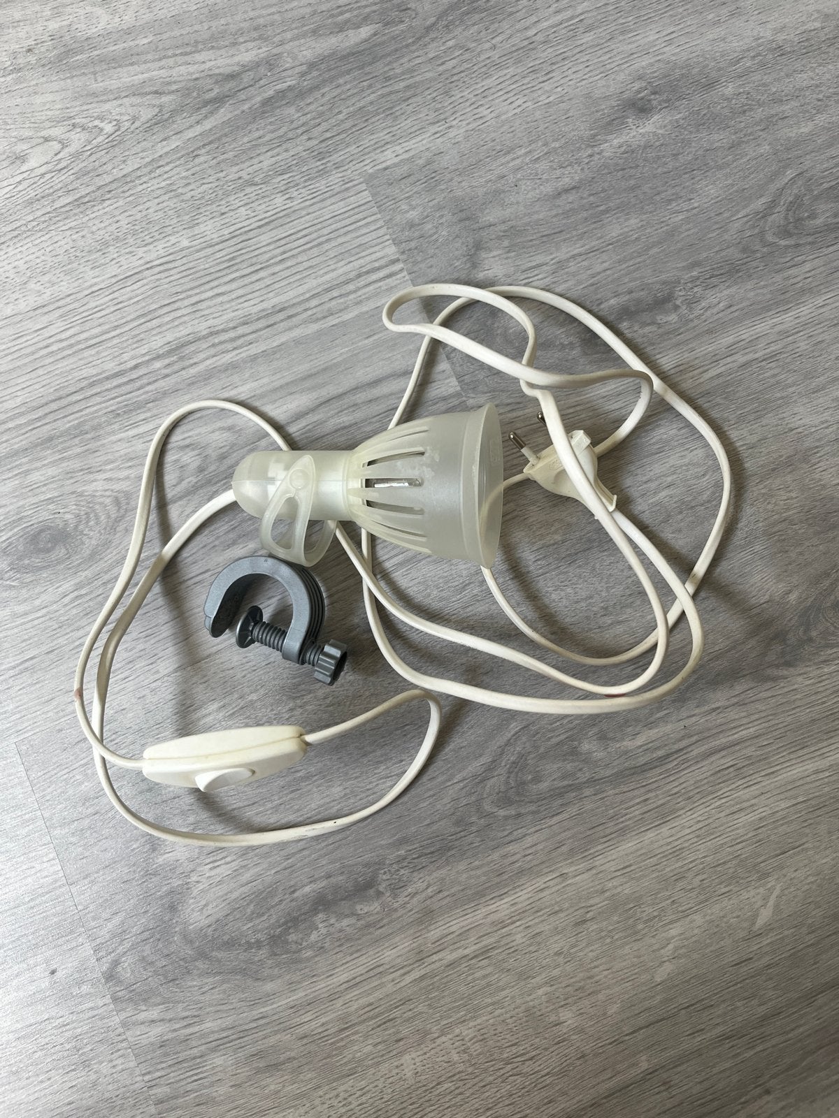 Bedlampje / Nachtlampje met klem, Ophalen of Verzenden, Gebruikt