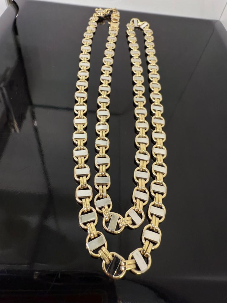 Prachtige 14 karaats gouden KINGSLEY ketting | ITALY DESIGN, Ophalen of Verzenden, Nieuw, Goud