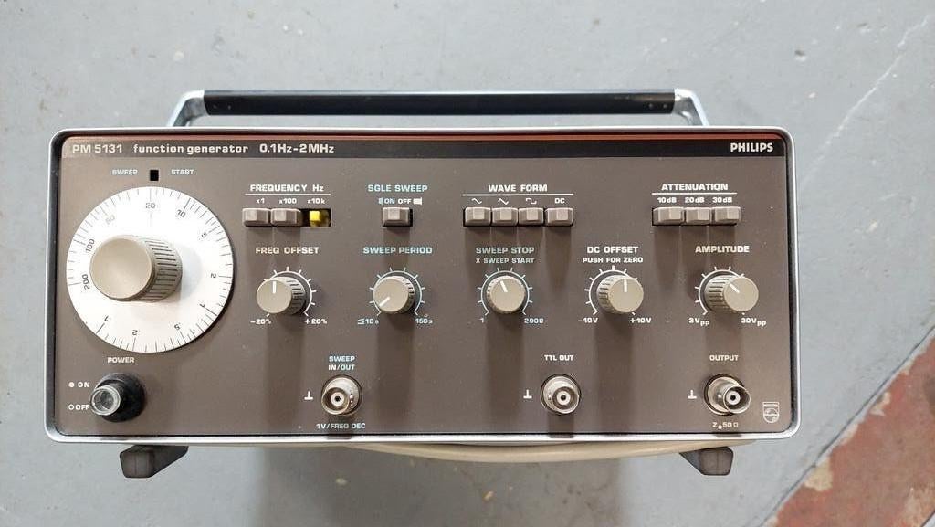 Philips PM5131 Functiegenerator 0.1Hz-2MHz, Computers en Software, Overige Computers en Software, Gebruikt, Ophalen of Verzenden