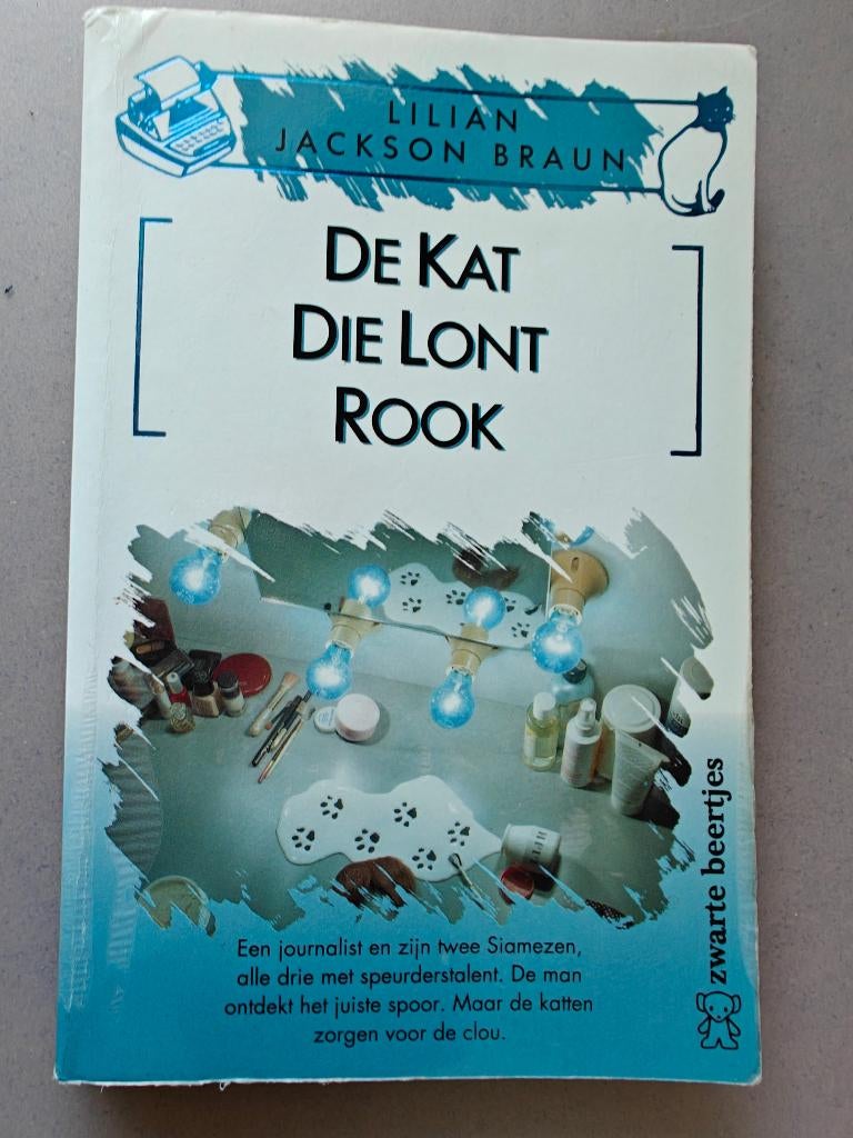 De kat die lont rook, Boeken, Detectives, Verzenden, Zo goed als nieuw, Lilian Jackson Braun