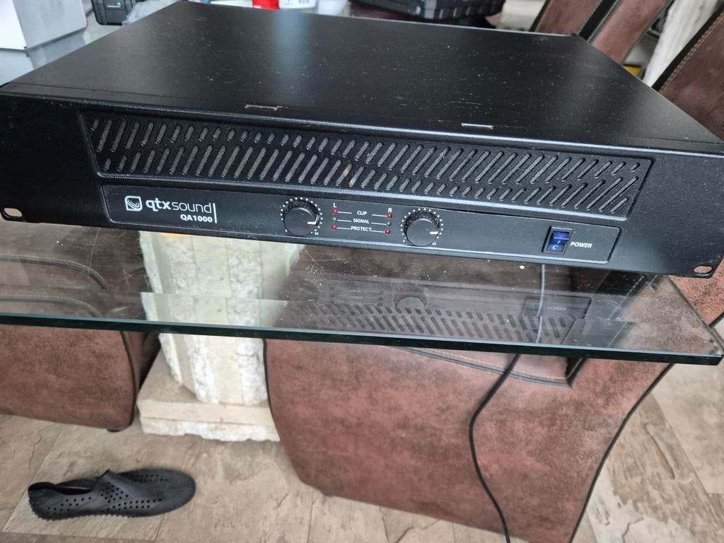 Qtx Sound QA1000 PA Versterker - Gebruikt, Audio, Tv en Foto, Ophalen, Gebruikt, Stereo