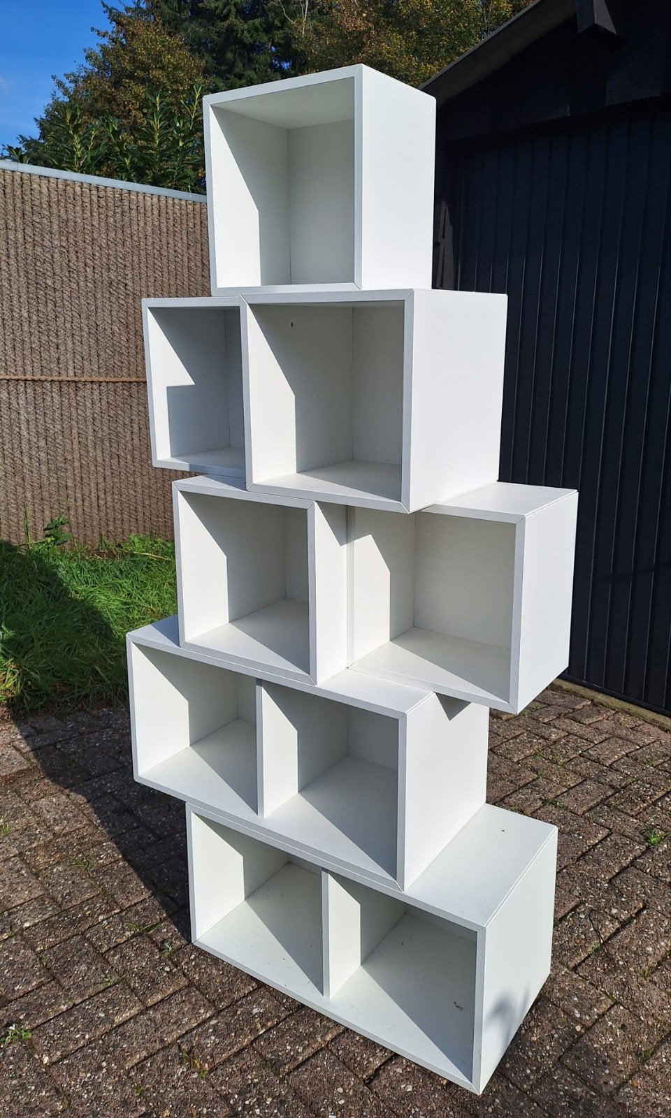 Witte kubus opbergkast - Modulair en stijlvol, Ophalen, Gebruikt