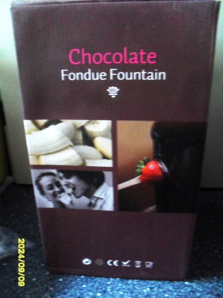 Chocolade fondueset Zo Goed Als Nieuw of Nieuw, Witgoed en Apparatuur, Ophalen of Verzenden, Zo goed als nieuw, Elektrisch, Fondueset