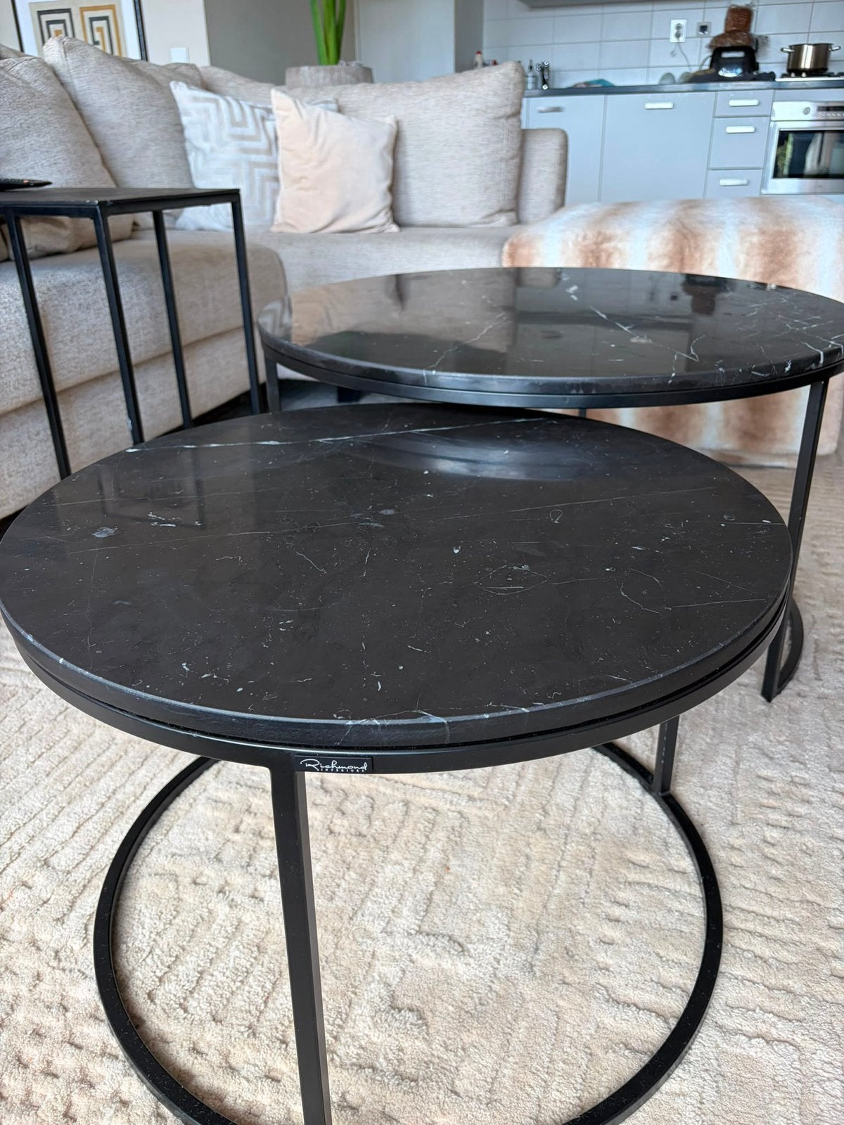 2 Richmond interiors salontafels, Ophalen, Gebruikt, Rond